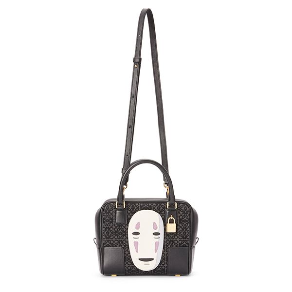 ロエベ×ジブリ コピー カオナシ アマソナ19 バッグ (アナグラムジャカード&カーフ)A039N10X05